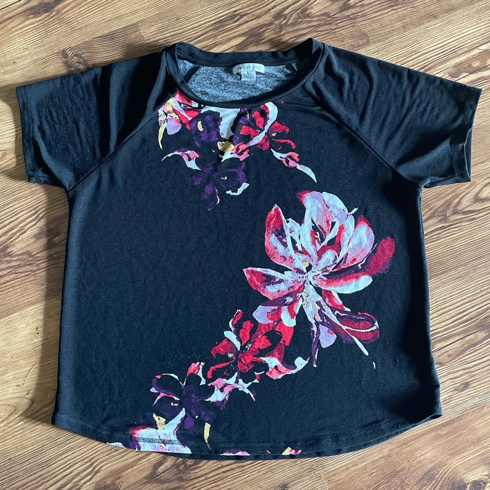 Liz Claiborne Black with Foral Women’s  XL